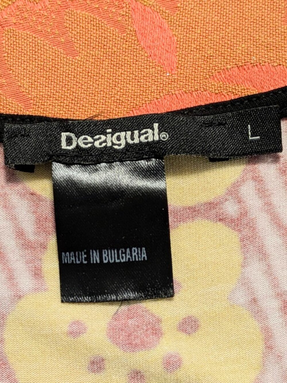 Christian Lacroix for Desigual Floral Wrap Dress Sz L - Picture 5 of 6